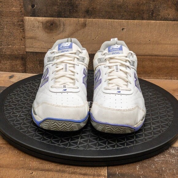 NEW BALANCE 806 WOMENS ATHLETIC SHOES WHITE LEATHER RUNNING WALKING SIZE 11D - Picture 2 of 9